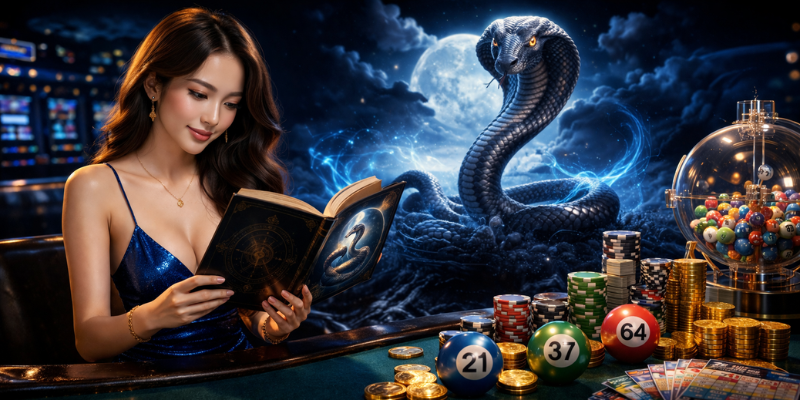 Giấc mơ thấy rắn thường được xem là điềm báo tài lộc.